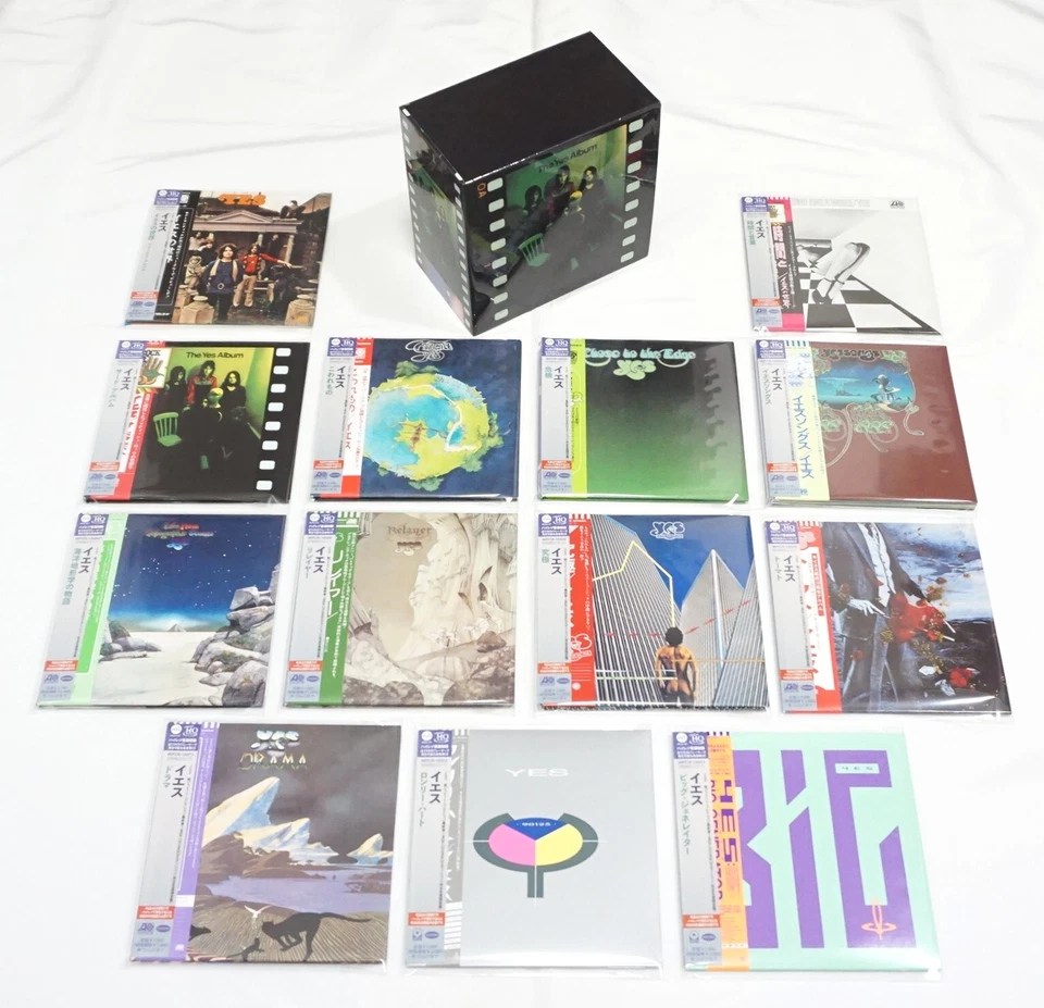 Yes - Mini LP MQA-CD/UHQCD 13 Titles Set + Promo Box Paper Sleeve Obi Japan - Image 1 of 4