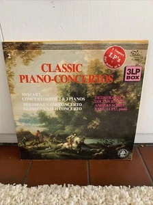 CLASSIC PIANO-CONCERTOS 3XLP Fidelio Dezso Ranki Zoltan Kocsis Andras Schiff - Picture 1 of 4
