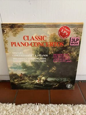 CLASSIC PIANO-CONCERTOS 3XLP Fidelio Dezso Ranki Zoltan Kocsis Andras Schiff - Image 1 of 4