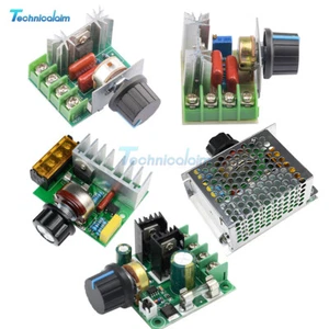 AC220V 2000W/ 4000W Speed Regulator Dimmer controller Motor Speed Control Module - Picture 1 of 60