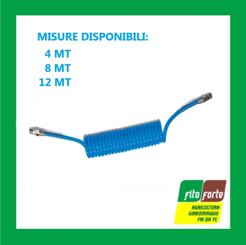 TUBO SPIRALATO PER COMPRESSORE A SPIRALE ARIA COMPRESSA POLIURETANO - Immagine 1 di 1