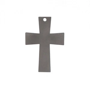 Titanium pry bar EDC Crucifix Cross Catholic Religious necklace pendant ornament - Picture 1 of 1
