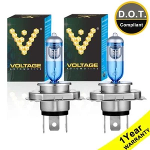 9003 HB2 H4 Headlight Bulb 40% Brighter  for Fog Light DRL High Low Beam, 2pcs - Picture 1 of 5