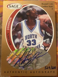 Sage Antawn Jamsion Autograph # 529/600 - Picture 1 of 2