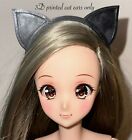 Poupée intelligente imprimée en 3D oreilles de chat noires personnalisées BJD accessoire poupée cosplay 