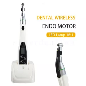 Dental Endodontic Wireless LED EndoMotor 16:1 Contrangolo Trattamento Root Canal - Imagen 1 de 15