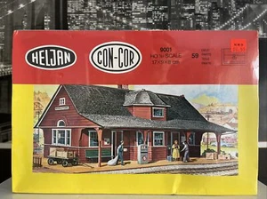 Ho scale Heljan Con-Cor Train station new old stock 1:87 Rare #9001 Building NEW - Picture 1 of 7