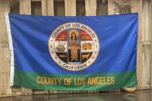Annin Flaggen extra groß Grafschaft Los Angeles Kalifornien Flagge 11 Fuß x 7 Fuß - Bild 1 von 21