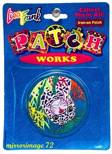 Vintage 1990's Lisa Frank Patch Works SEAL Iron On Patch, Sealed - Picture 1 of 2