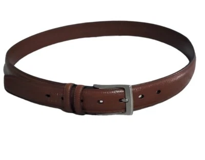 Cinturón de cuero Perry Ellis Portfolio talla 38/95 marrón coñac grano completo 1P35150 Foto 1 de 4