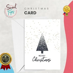 PERSONALISED A5 CHRISTMAS CARD | SON | DAUGHTER | MUM | DAD | NEPHEW | NIECE - Picture 1 of 1