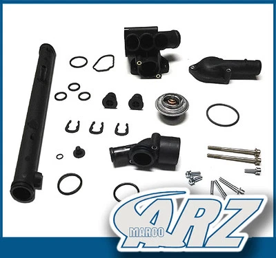 FEBI BILSTEIN, TOPRAN Kit tubo acqua alloggiamento termostato VW VR6 Corrado Golf III Passat Sharan T4 Vento
