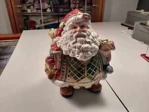 Fitz & Floyd Christmas Holiday Weihnachtsmann Keksdose Saint Nick St. Nick 2003 - Bild 1 von 7