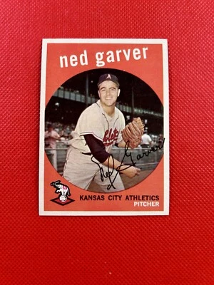 1959 Topps No245 Нед Гарвер из Kansas City Athletics High-end почти как новая B59 No245A1 - Изображение 1 из 2