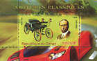 Kongo Oldtimer Transport Karl Benz Souvenirblatt neuwertig NH
