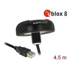Navilock GNSS Beidou Galileo Glonass GPS NL-8004U u-blox 8 USB roofmount 4,5 m 6