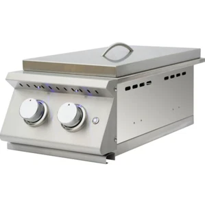 Summerset Sizzler Pro Built-In Propane Gas Double Side Burner - SIZPROSB2-LP - Picture 1 of 4