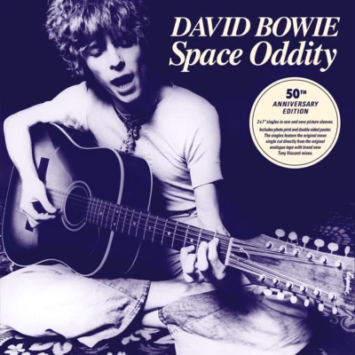 David Bowie Space Oddity 50th Anniversary EP Box Set 2X7" Rare Picture Sleeves - Image 1 of 4