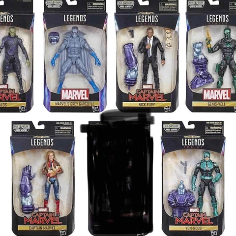 6 Marvel Legends Captain Marvel Sentry Build a Figure Lot Genis Talos Nick fury Cover