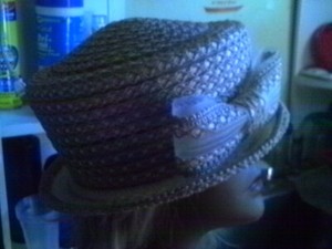 Polyester Church Vintage Hats for Women 