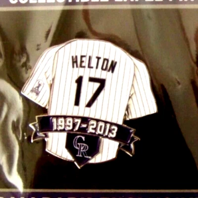 2024 Baseball Hall of Fame Todd Helton pin Colorado Rockies 1997 2013 jersey v.2 - Image 1 of 4