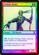 Viridian Zealot FOIL Darksteel HEAVILY PLD Green Rare MAGIC MTG CARD ABUGames