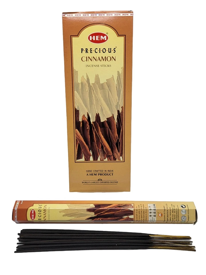 One Box Of HEM Incense Sticks (20 Per Box - Cinnamon Scent) For