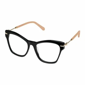 Gafas ópticas Karen Walker Wilma | ojo de gato de gran tamaño, acetato negro $350 precio de venta sugerido por el fabricante - Imagen 1 de 5