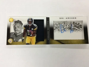 DRI ARCHER 2014 Panini Playbook RC Booklet Card Dual Jersey Auto 07/25 - Picture 1 of 5