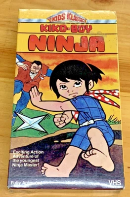 Kiko Boy Ninja (1986) VHS Japanese Anime Manga Sarutobi Sasuke SEALED RARE! - Image 1 of 4