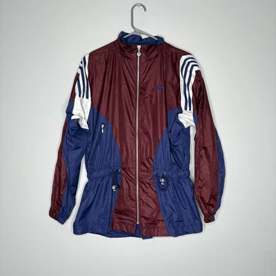 Vintage 90s Adidas Windbreaker Track Jacket Men’s Small Tape Trefoil Lined - Image 1 of 4