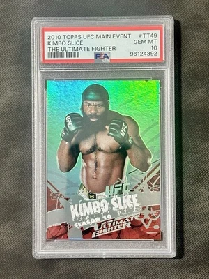 2010 Topps UFC Kimbo Slice Rookie RC The Ultimate Fighter TUF PSA 10 TT-49 Pop 9 - Image 1 of 2