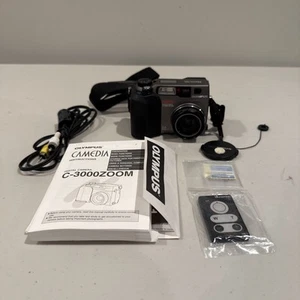 Olympus Camedia C-3000 ZOOM 3.3 Megapixel 3x Zoom Camera (TESTED & WORKING) - Picture 1 of 10