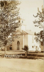Pittsford VT The Methodist Church RPPC - Picture 1 of 1