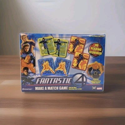 Marvel Fantastic Four Make a Match Game New Sealed - Image 1 of 4