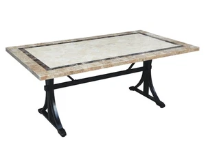 FurnitureOkay Stone Outdoor Dining Table (180x100cm) - Picture 1 of 4