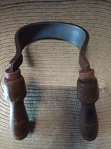 Altes Zieheisen ,Zugmesser,Schäleisen,Holz arbeit ,Zimmermann,Schreiner Werkzeug - Bild 1 von 9