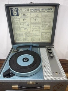 Rheem Califone 1430A Record Player Tested Working See Description - Picture 1 of 8