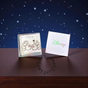 Disney Minnie Mouse Ohrringe silberfarben rosa Herz Modeschmuck Geschenk - Bild 1 von 6