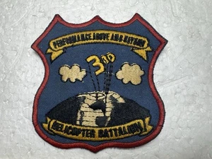 Vintage 3rd Helicopter Battalion Patch - Performance Above And Beyond - Picture 1 of 5
