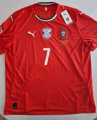 Haut PUMA Portugal Nations Ligue Winners 2025 Vs Espana 7 Cristiano Ronaldo XL - Photo 1/4