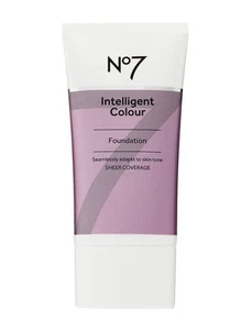 No7 Intelligent Colour Foundation Fair/Light Shade 40ml Sheer Coverage - Picture 1 of 4