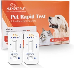 Alievepet 2 Tests Giardien Schnelltest Hund & Katze - Giardien-Test Zuverlässig - Bild 1 von 1