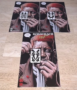Rorschach Comic Issue #1 3 Variant Set Forbidden Planet Watchmen Tom King DC - Foto 1 di 2