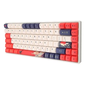 Mechanische Tastatur Mit 84 Tasten Kontrastfarbe Chinesischer Stil RGB-Hi NTS - Bild 1 von 24