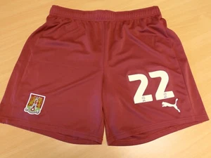 NORTHAMPTON TOWN FC | 22 | AKIN ODIMAYO | PANTALONCINI ABBINATI 2023/2024 | Taglia XL - Foto 1 di 3