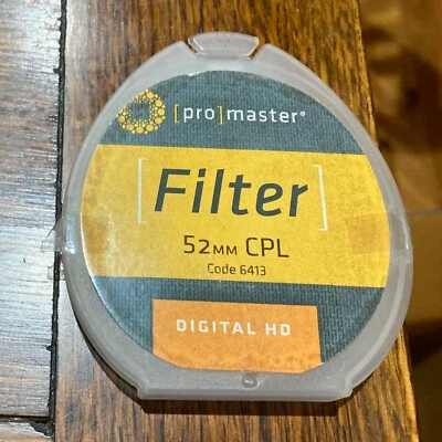 Pro Master 52mm Circular Polarizer Filter - Image 1 of 3