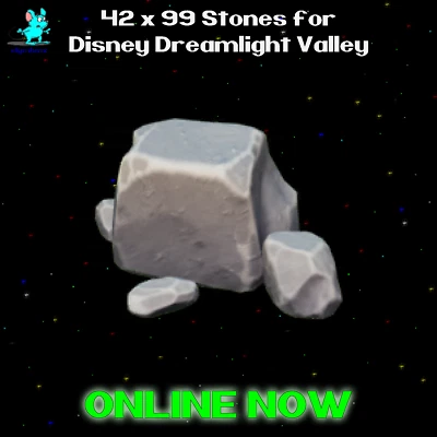 🗿 42 x 99 Stones Crafting Materials for Disney Dreamlight Valley ❇️ ONLINE ❇️🗿 - Image 1 of 3