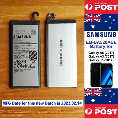 Batería Samsung EB-BA520ABE para Galaxy A5 (2017), A3 (2017), J5 (2017) 3000 mAh  Foto 1 de 4