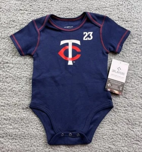 MLB Minnesota Twins Baby Size 0-3 Months Short Sleeve Bodysuit #23 Lewis Royce - Picture 1 of 6